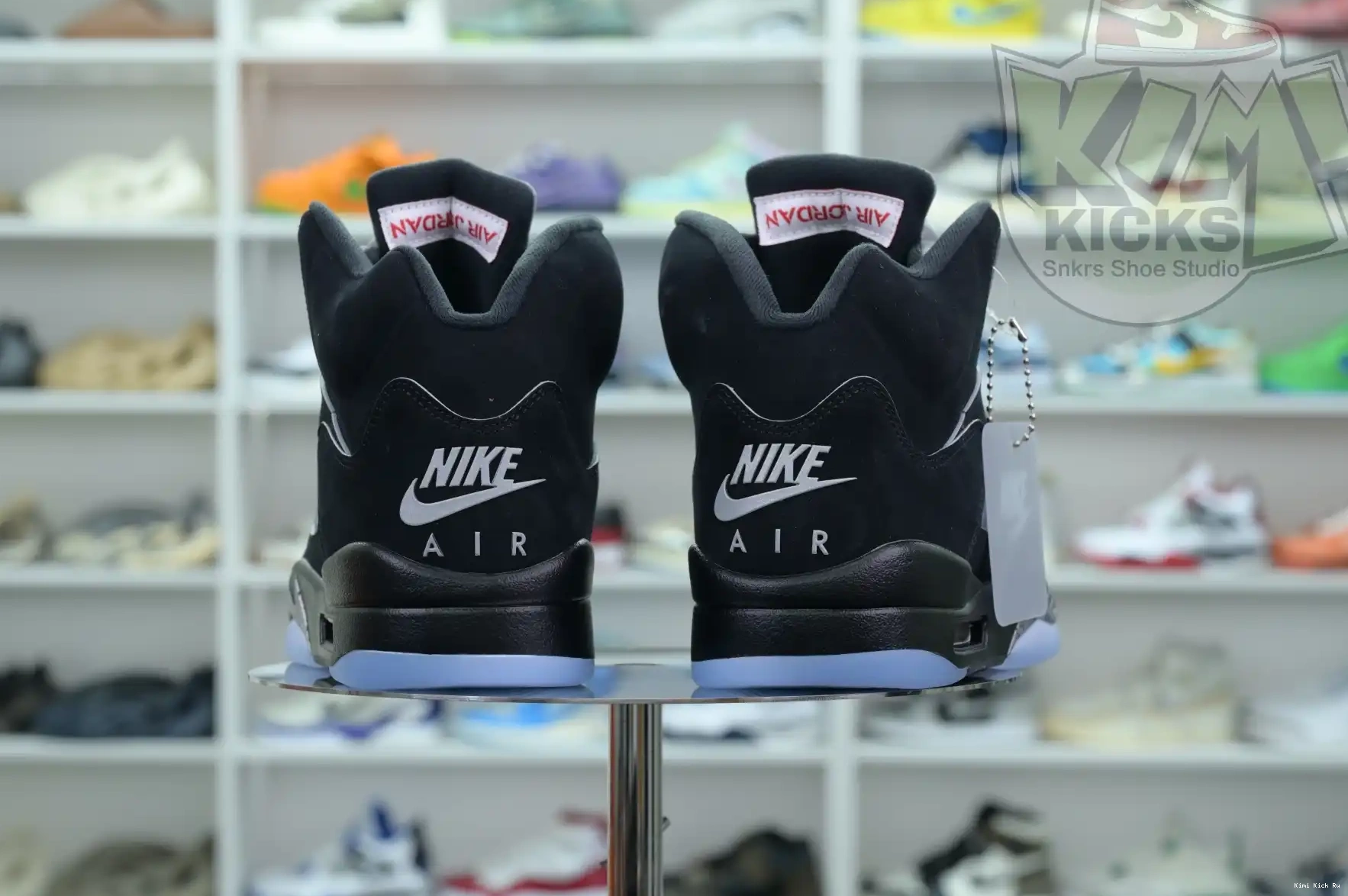 Jordan Air REIMAGINED” Kimikick METALLIC 5“BLACK Jordan 0628